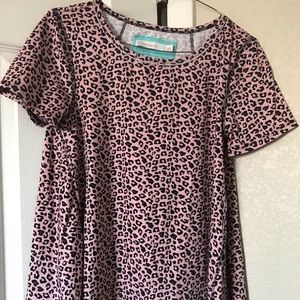 Pink cheetah size Xs nwot extra small